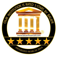 BauerFinancial 5-star logo